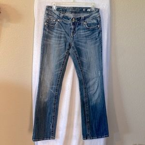 Ladies Miss Me Boot Cut Jeans-Size 28, inseam 33